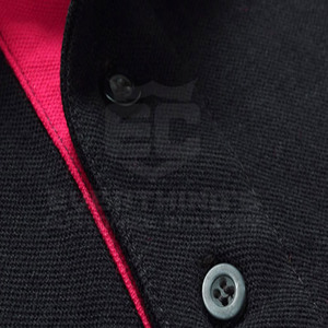 Algodón 100% de los hombres más vendidos para camisas de secado rápido transpirable tejido de punto de manga corta patrón sólido personalizable de fábrica - Product Image 2