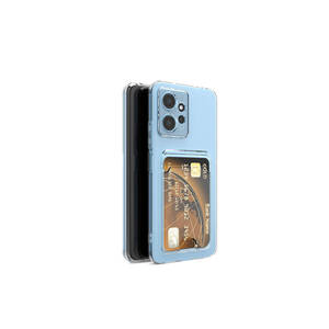 Funda Protectora de Silicona Transparente Netzy para Xiaomi Redmi Note 12 5G, Antihuellas, Antigolpes, con Recubrimiento Electrolítico - Product Image 3