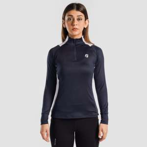 Heritage Navy Tennis <b>Jacket</b> for <b>Spring</b> Stand Collar Breathable Feature - Product Image 2