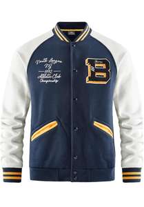 Dernière mode veste universitaire en laine légère de haute qualité pour hommes, design unique et élégant, col montant sur le devant pour l'hiver. - Product Image 6