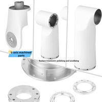 Piezas de Aleación de Aluminio y Acero Inoxidable Mecanizadas por CNC para Robots Humanoides de Alta Precisión con Servicios de Electroerosión por Hilo y Pintura
