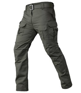 Haute qualité hommes multi-poches vêtements de travail pantalon imperméable séchage rapide pantalons décontractés hommes Style pantalon tactique Cargo travail pantalon - Product Image 1