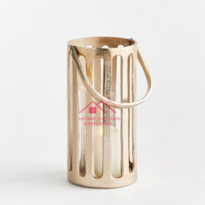 Metal <b>Candle</b> Votive With Glass Jar Home Tabletop Decor Accessories Best Selling Luxury Design Aluminum - Product Image 2