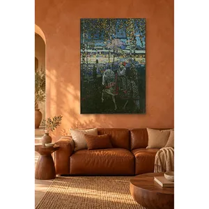 Impression sur toile de Fida Kandinsky : Couple à cheval - Product Image 4