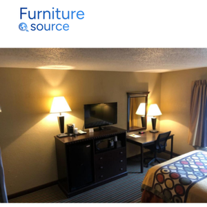 Muebles de dormitorio de hotel de primera calidad: muebles de dormitorio duraderos con acabado MDF + LPL para hoteles Super 8-Fábrica de muebles de Vietnam - Product Image 3