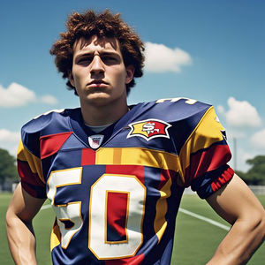 OEM Unisex Athletic American Football Jerseys Sublimación Entrenamiento Ropa deportiva Mangas cortas Impreso Técnicas Ropa deportiva para hombres - Product Image 1