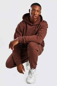 เสื้อฮู้ดแบบสวมหัวสำหรับผู้ชายชุดวอร์มพิมพ์ลายสตรีทแวร์ไซส์ใหญ่พิเศษ - Product Image 3