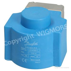 Bobina solenoide Danfoss, BG110AS, caja de terminales, tensión de alimentación [V] AC: 110, paquete múltiple, 018F6811 - Product Image 2