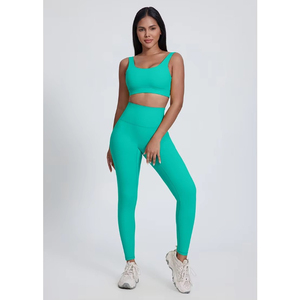 กางเกงโยคะเอวสูงใหม่เลกกิ้งควบคุมก้นพุงไม่เห็นผ้าสแปนเด็กซ์ขนาดพลัสไซส์พิมพ์ลายสีทึบวิ่งสบาย - Product Image 4