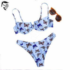 Gran oferta de bikini de 2 piezas con sujetador y bragas para Mujer | Nueva llegada Traje de baño deportivo transpirable para la playa & Venta en línea - Product Image 1