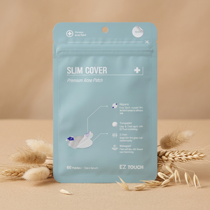 EZ Touch Slim Cover 12mm Patch anti-acné ultra-fin - Patch hydrocolloïde invisible ultra-mince - Fabriqué en Corée - Product Image 1