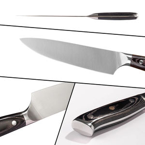 Couteau à viande de haute qualité en acier inoxydable allemand 1.4116 de 8 pouces, couteau de chef aiguisé pour la cuisine - Product Image 5