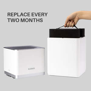 Accesorios para impresora 3D Mars Mate, filtro de carbón activado, plástico, 179x179x195mm - Product Image 5