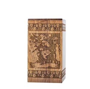 Urna de Palisandro Hecha a Mano para Cenizas Humanas Árbol DE LA Vida Caja de Madera Urna Cremación Personalizada para Cenizas Hecha a Mano Grande - Product Image 5