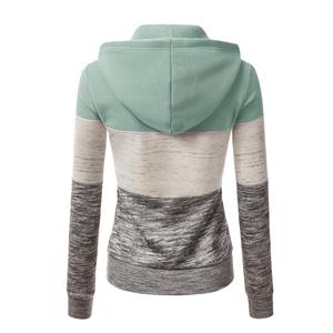 Pull-over personnalisé à logo brodé sweat-shirt en coton éponge française surdimensionné haut court doublé en satin pull-over à capuche unisexe pour femmes - Product Image 2