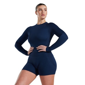 Vente directe usine : T-shirt de sport pour femme à manches longues, coupe ajustée et régulière, léger, design estival, best-seller - Product Image 1