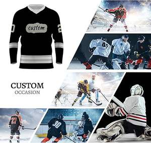 Le plus populaire concevez votre propre logo uniforme de hockey sur glace grande taille pour adulte - Product Image 1