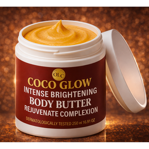 COCO GLOW - Manteca Corporal Rejuvenecedora e Iluminadora Intensa con Alfa Arbutina, Ácido Kójico, Glutatión y Vitamina C para una Hidratación Profunda - Product Image 6