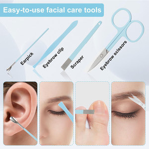 10 Piece <b>Nail</b> <b>Kit</b>, Manicure <b>Kit</b>, Manicure Pedicure Set Toenail Clippers, Manicure <b>Kit</b> Pedicure <b>Kit</b> Luxurious Case - Light Blue - Product Image 2