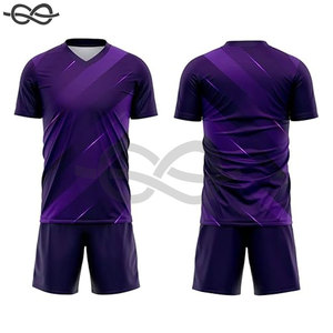 Maillot rayé de football en gros de haute qualité costumes pour hommes nom de l'équipe de football par sublimation imprimer votre conception - Product Image 2