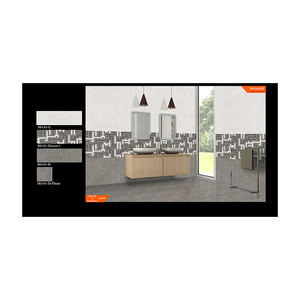 กระเบื้องผนังพอร์ซเลนหินอ่อนผิวด้านแบบชนบทขนาด30*90ซม. วิลล่าห้องน้ำแบบคลาสสิกทันสมัยซัพพลายเออร์อินเดียทึบ - Product Image 1