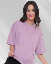 Offre Spéciale femmes T-Shirt à manches courtes à la mode surdimensionné été vêtements actifs plaine vêtements de Sport T-shirt col rond à manches courtes - Product Image 2