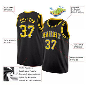 New Custom made basketball tops team basketball jerseys men plain basketball uniform - Product Image 3