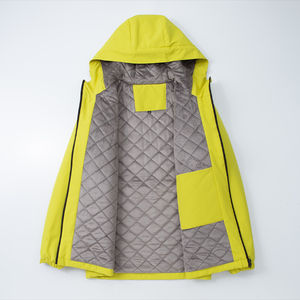 Chaqueta Softshell para Hombre, Nueva Llegada, Estilo Urbano, con Cierre de Cremallera, Cuello Alto Transpirable, Logotipo Frontal, Color Personalizado y Recubrimiento de Alta Calidad - Product Image 5