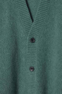 High Quality Custom <b>Men's</b> Spring V-Neck <b>Cardigan</b> Solid Color Button Decoration <b>Knitted</b> Business Casual Jacket - Product Image 5