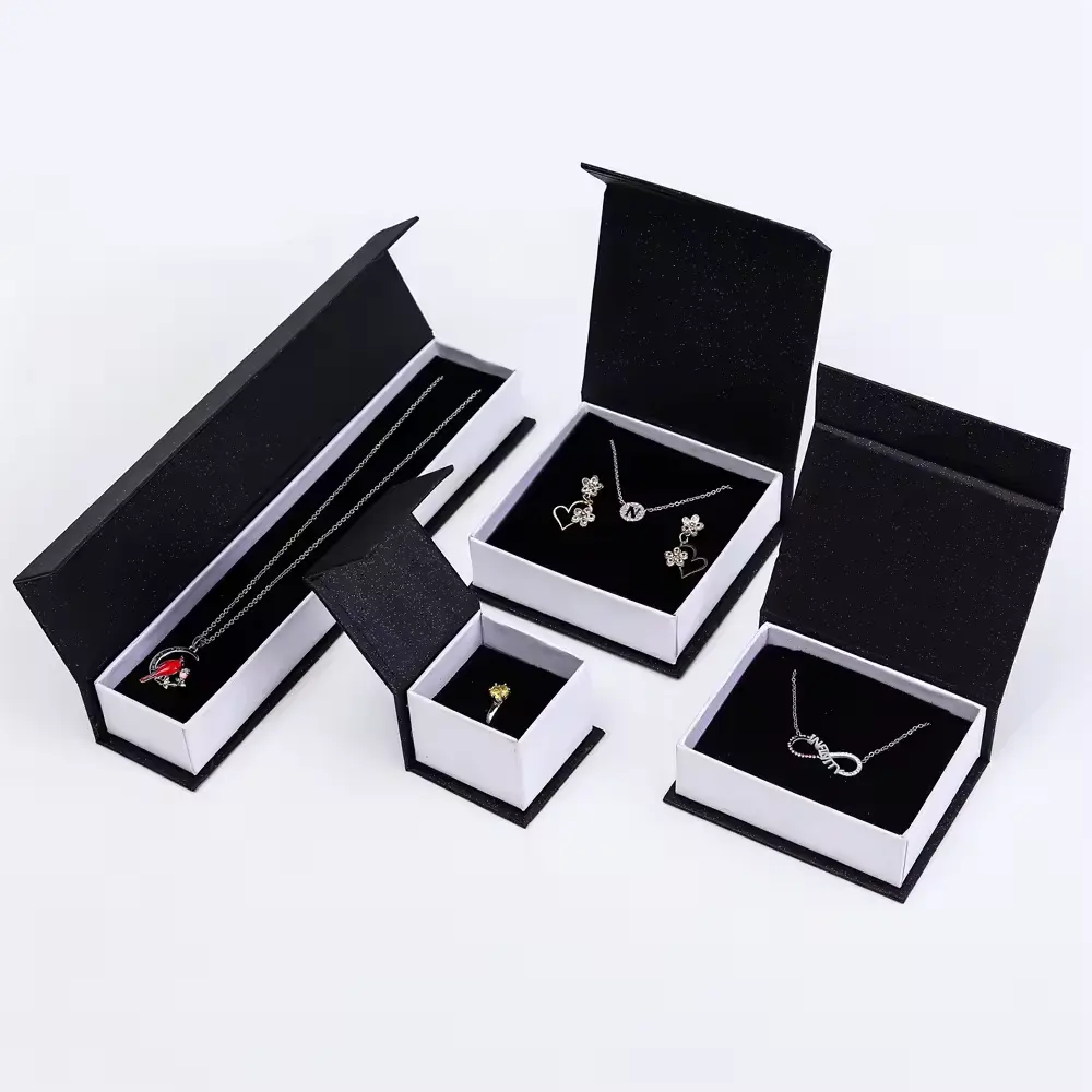 Hochwertige Geschenkbox Verpackungsbox für Schmuck Uhr Ring Halskette Karton Luxusbox