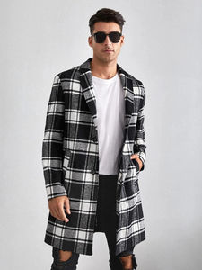 เสื้อโค้ทขนสัตว์ผู้ชายแฟชั่นลำลองคุณภาพสูง แบบสั่งตัดได้ กันลม ระบายอากาศ แห้งเร็ว หนา สำหรับฤดูหนาว ปี 2025 รุ่นใหม่ - Product Image 6