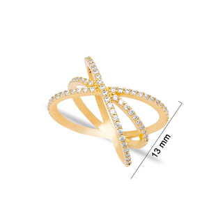 CZ Stone X Design Trendy Cluster <b>Ring</b> Women Wholesale Handmade Turkey 925 Sterling <b>Silver</b> Jewelry - Product Image 2