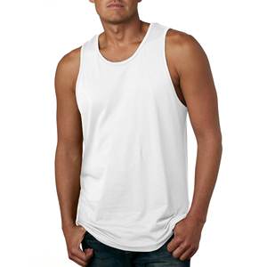 Wholesale Custom Knitted Casual Cotton Stringer Gym Vest Fitness <b>Singlet</b> Workout Muscle Bodybuilding <b>Men's</b> Plus Size Tank Top - Product Image 6