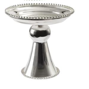 Magnifique support à gâteau en fil de fer métallique, finition blanc poudré, pour décorations de fêtes de Noël et d'événements. - Product Image 4