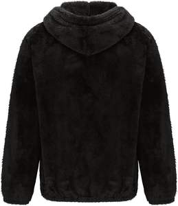 Chaqueta de abrigo con mangas gruesas y largas, ajuste holgado fresco para hombres al aire libre, sólido - Product Image 3