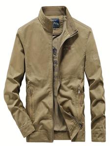 <b>Men's</b> Women's High Performance 100% Cotton Blend Shell <b>Jacket</b> Stand Collar Winter Season Everyday Protection Reliable Comfort - Product Image 3