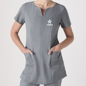 Uniformes de travail en tissu tricoté de haute qualité pour hommes, pour usage hospitalier, avec logo et couleur personnalisés et service OEM - Product Image 1