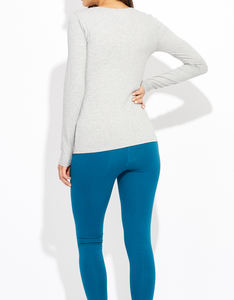 Camiseta informal de algodón de verano para mujer de calidad superior, logotipo personalizado, letra, manga larga ecológica, apliques de ropa de calle - Product Image 2