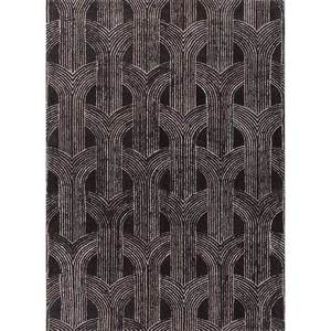 พรมขนสัตว์ทอมือลายเรขาคณิตสีเบจและสีน้ำตาล รุ่น Tahn-7075 สำหรับห้องนั่งเล่น ทางเข้าบ้าน และห้องนอน สำหรับใช้ในบ้าน - Product Image 1