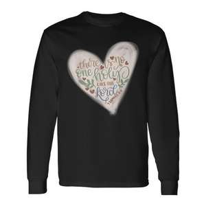 Camiseta promocional de manga larga con versículo bíblico de 1 Samuel 2 - Product Image 1