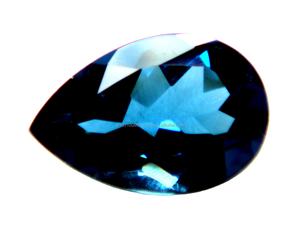 Topaze bleue suisse semi-précieuse, taille poire facettée, haute qualité, taille calibrée, pierres précieuses en vrac pour la lithothérapie, prix de gros - Product Image 6
