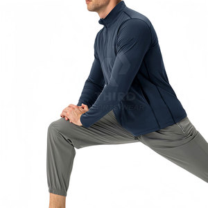 Veste d'échauffement de lutte personnalisée pour équipes avec coupe extensible et matériau évacuant l'humidité - Product Image 6