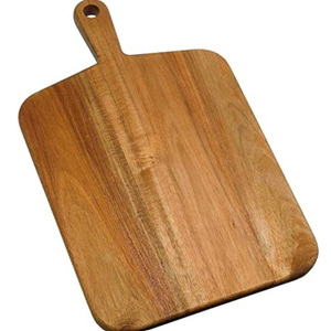 Tabla de Cortar de Diseño Estándar para Rebanar y Picar Frutas, Tabla de Cortar de Madera Natural de la Mejor Calidad con Mango, Accesorio de Cocina en Oferta - Product Image 6