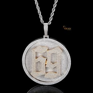 Venta al por mayor 10K oro sólido laboratorio cultivado diamante Iced Out colgante de lujo Hip Hop joyería OEM ODM fabricante de fábrica diseño personalizado - Product Image 4