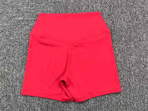 Pantalones cortos deportivos de cintura alta para Yoga Fitness, pantalones cortos de Yoga para levantamiento de cadera de melocotón, pantalones cortos de Yoga sin costuras para mujer - Product Image 3