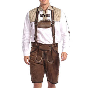 Nouveau Short Lederhosen Bavarois en Daim Véritable pour Homme, Personnalisable, Uni, Décontracté, Écologique, Infroissable 2025 - Product Image 2