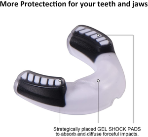 Best Double Braces Mouth Guard Anti Snoring Sports Athletic Mouth Gears for Teenager and Adults Taekwondo Mouth Accessories - Product Image 4