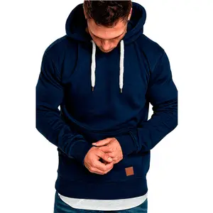 OEM Amostra Grátis Homens Hoodie Set Sweatshirt 50 Algodão 50 Poliéster Manga Longa Impresso Oversize Hoodies Atacado Preto