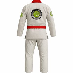 100% algodón Jiu Jitsu Gi ropa deportiva transpirable para Judo Taekwondo Jiu Jutsu diseño personalizado ropa de artes marciales con acceso frontal - Product Image 3