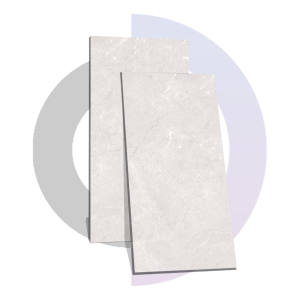 Porcelana Premium Superficie brillante 600x1200mm 9mm Azulejos de piso de espesor Azulejos de cerámica interior-ARGELIA BIANCO - Product Image 1